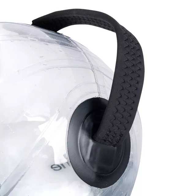 Vízzel tölthető súlylabda inSPORTline Flowball 40 cm / max. 30 kg, alkalmas beltéri és kültéri edzésre, praktikus pántok