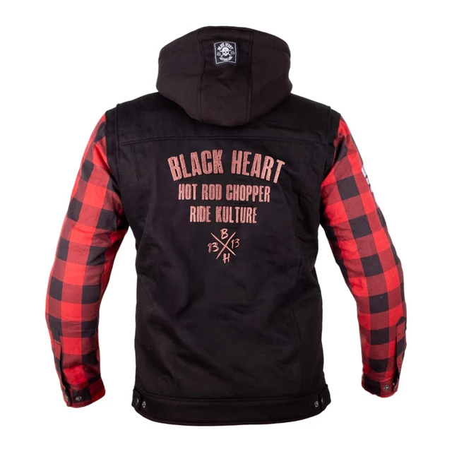 Motoros dzseki W-TEC Black Heart Radikaal - piros-fekete