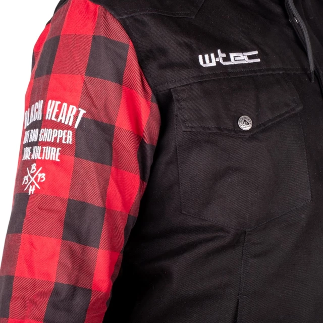 Chopper dzseki W-TEC Black Heart Ruffster - fekete-piros