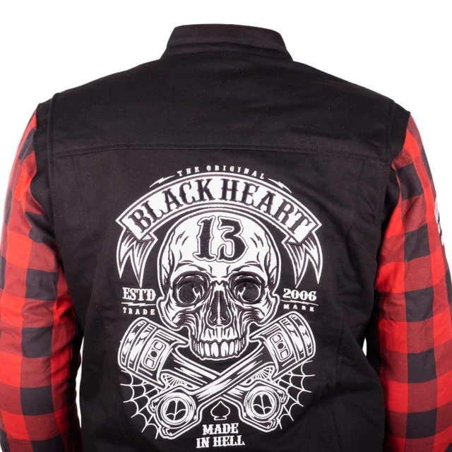 Chopper dzseki W-TEC Black Heart Ruffster - fekete-piros