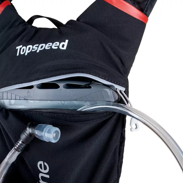 Hidratáló tasak inSPORTline Hydrigo 10 - 1 liter, rugalmas, erős és tartós anyag, szilikon fúvóka, rögzítőzsinór, 3 szájrész