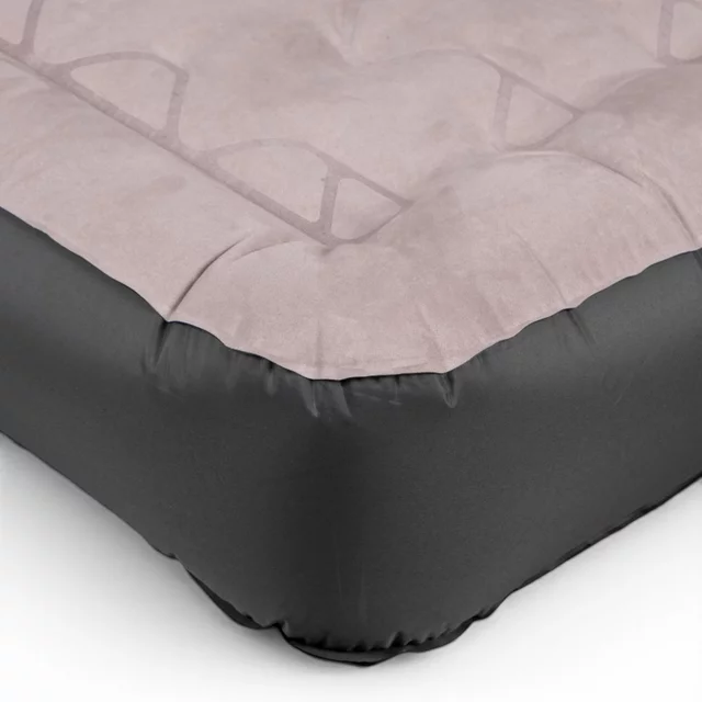 Kétszemélyes felfújható matrac inSPORTline Valkon Duo 192×151×22 cm beépített elektromos pumpával, egyszerű felfújás/leeresztés, Li-ion akkumulátor