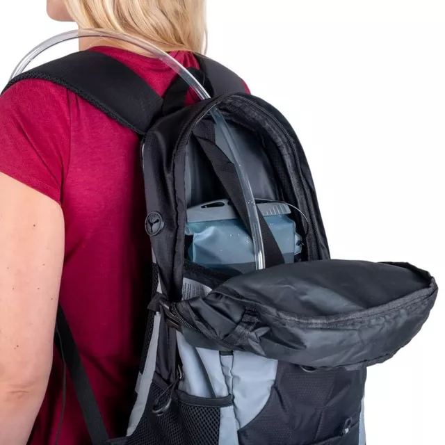 Hidratáló tasak inSPORTline Hydrigo 20 - 2 liter, rugalmas, erős, tartós anyag, szilikon szipka, rögzítőzsinór