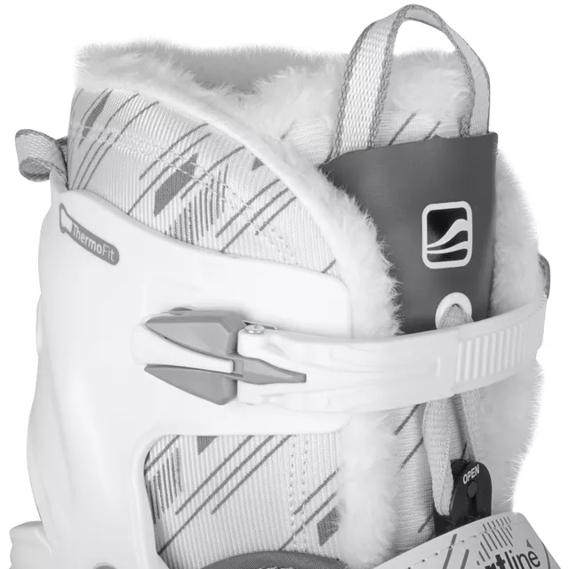 Jégkorcsolya inSPORTline Bergera, ComfortFit technológia, AdjusTouch rendszer, Safety Ankle rendszer - fehér