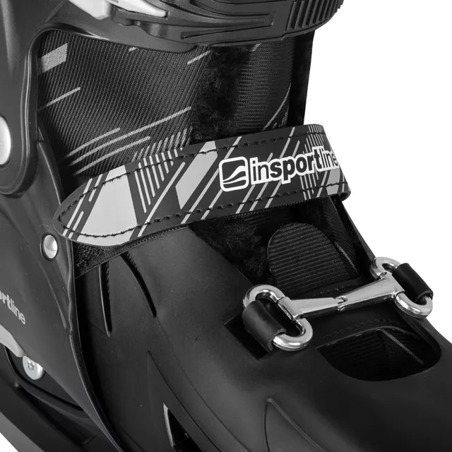 Jégkorcsolya inSPORTline Niorto, ComfortFit technológia, AdjusTouch rendszer, Safety Ankle rendszer - fekete