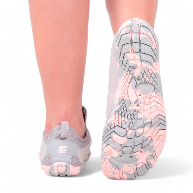 Vízi cipő inSPORTline Solaric Lady - szürke-rózsaszín