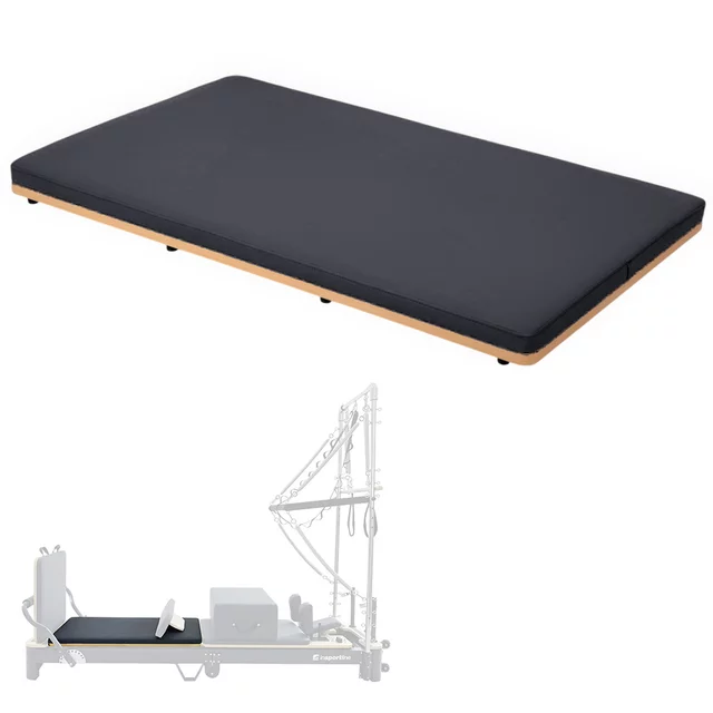 Platformmatrac az inSPORTline Comfolder EVO Pilates Reformerhez, egyszerű felszerelés, stabil és sík felület - antracit - antracit