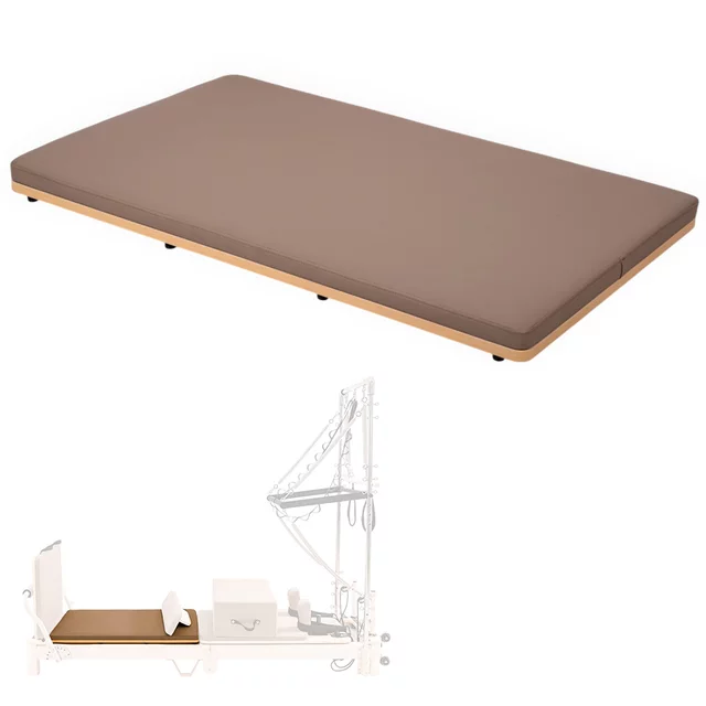 Platformmatrac az inSPORTline Comfolder EVO Pilates Reformerhez, egyszerű felszerelés, stabil és sík felület - antracit - bézs