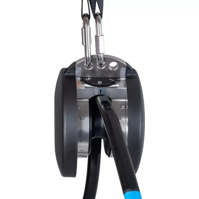 Végtelen kötél inSPORTline Endlesso Pro, 6 terhelési szint, folyamatos kötélmozgató rendszer, függesztőszíj, csavaros karabiner, max. terhelés 150 kg