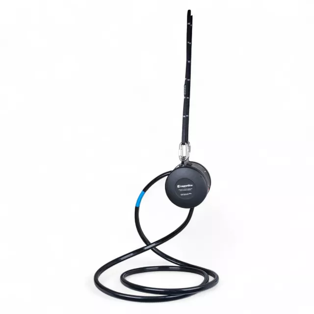 Végtelen kötél inSPORTline Endlesso Pro, 6 terhelési szint, folyamatos kötélmozgató rendszer, függesztőszíj, csavaros karabiner, max. terhelés 150 kg