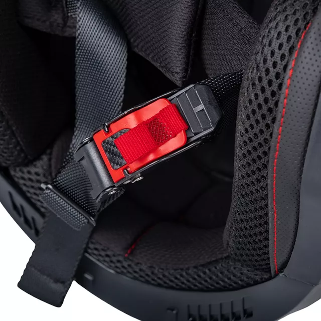 Nyitott sisak W-TEC Barcela Bufalo, kivehető és mosható párnázat, gyorskioldó csat, állítható szellőzés