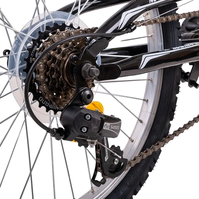 Gyerek kerékpár Reactor Flash 20" - 2024 - sötét piros-fekete