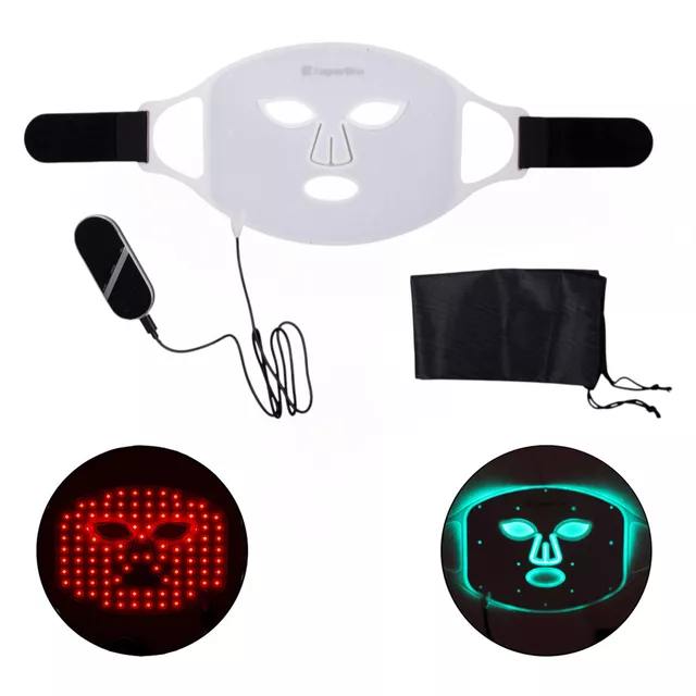 Újratölthető szilikon LED maszk inSPORTline Santorina