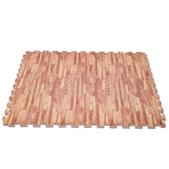 Puzzle tatami szőnyeg inSPORTline Zemalpro 100x100x2 cm, tartós anyag, csökkenti a zajt, könnyen mosható felület - gyep motívum