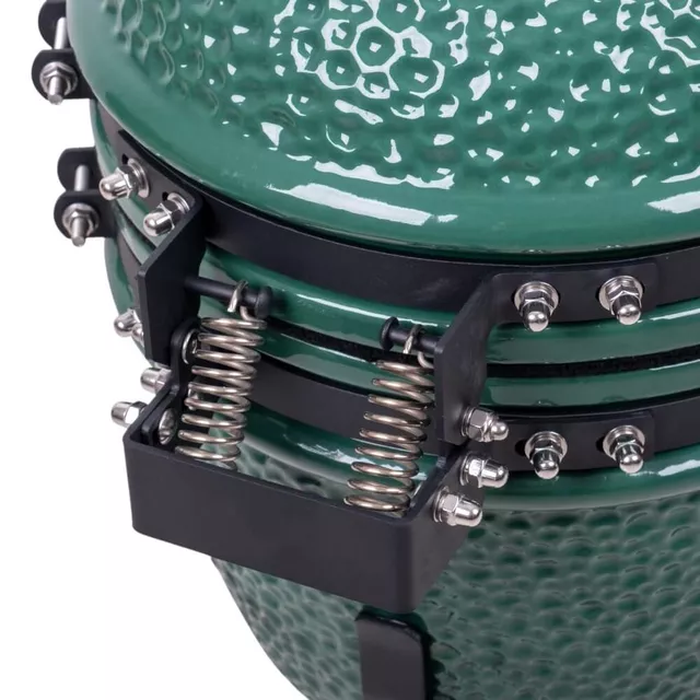 Kerámia kamado grill inSPORTline Pasionato 12"faszenes, kerámia, 56,5cm magas, BBQ grill, hőmérő, bomba izek, alacsony szénfogyasztás, kamado grill