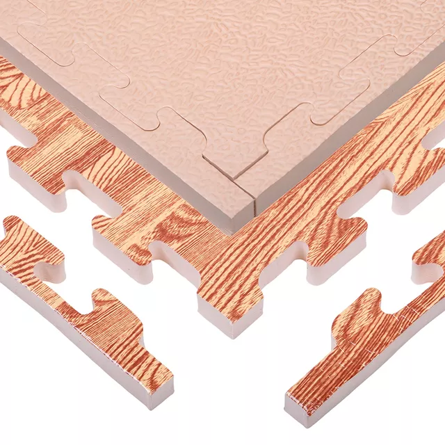 Puzzle tatami szőnyeg inSPORTline Zemalpro 100x100x2 cm, tartós anyag, csökkenti a zajt, könnyen mosható felület - gyep motívum