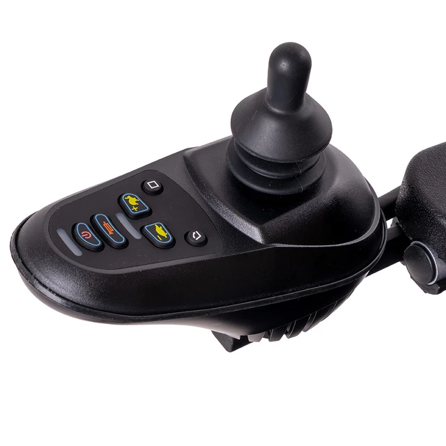 Elektromos kerekesszék inSPORTline Hawkie Evo II állítható háttámlával 700W, joystick, állítható háttámla, összecsukható kialakítás