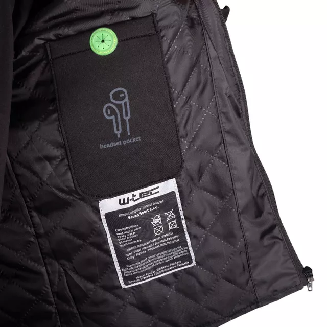 Motoros kabát W-TEC Gelnair EVO, szellőző, CE protektorok, visionight, zsebek, tépőzáras mandzsetta