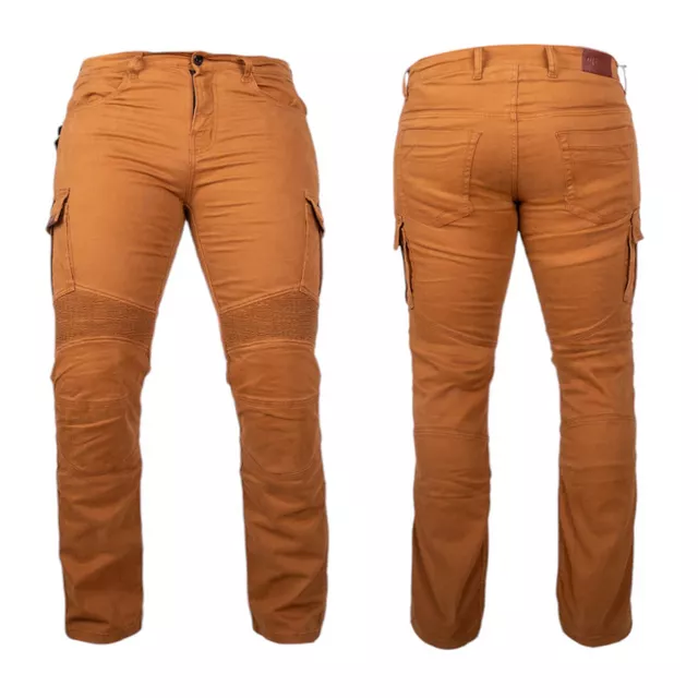 Motoros nadrág W-TEC Wallbridge Caramel
