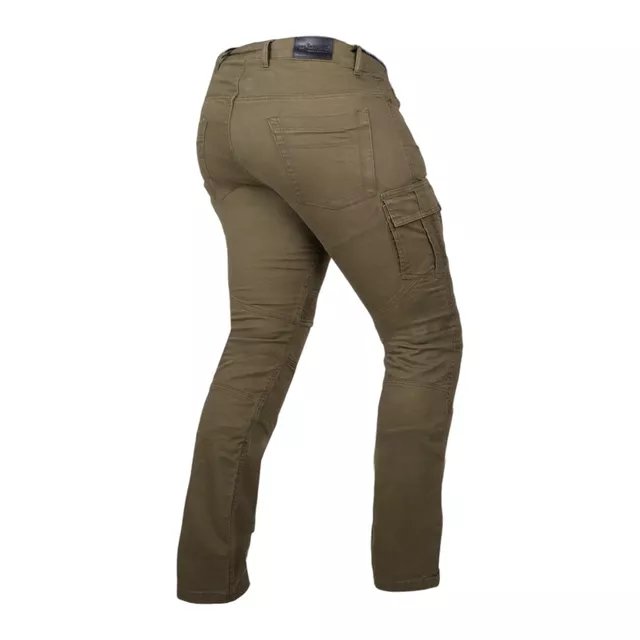 Motoros farmernadrág W-TEC Wallbridge Olive
