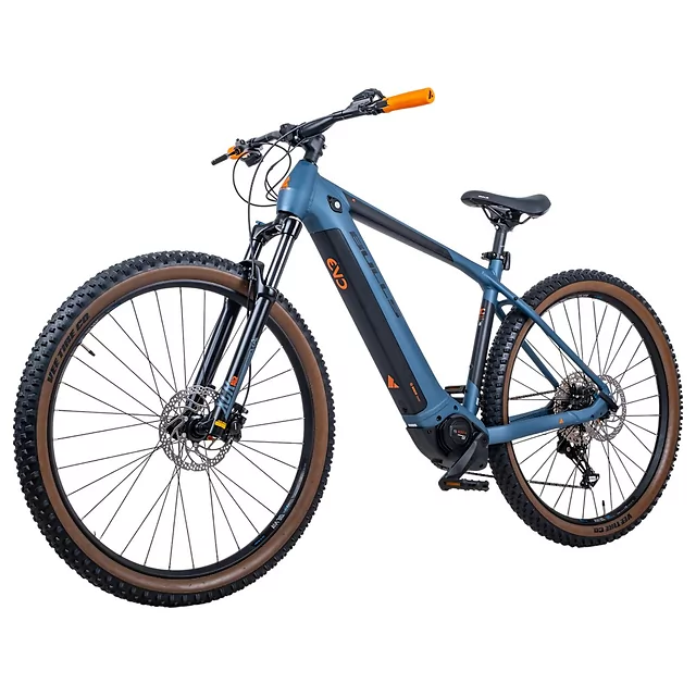 Elektromos hegyikerékpár Bulls Copperhead EVO 2 29" 750Wh, 11 sebességes Shimano Deore hajtáslánc, Shimano hidraulikus tárcsafékek - kék - kék