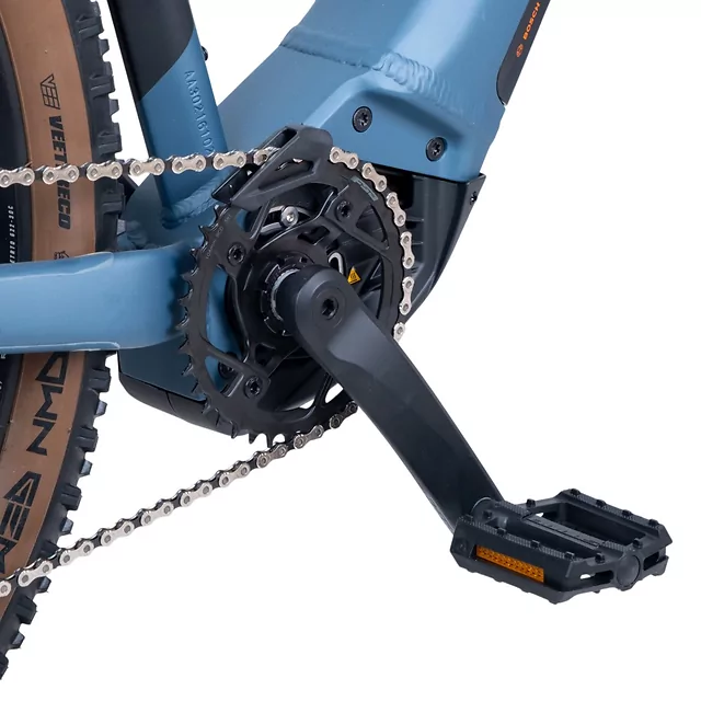 Elektromos hegyikerékpár Bulls Copperhead EVO 2 29" 750Wh, 11 sebességes Shimano Deore hajtáslánc, Shimano hidraulikus tárcsafékek - kék