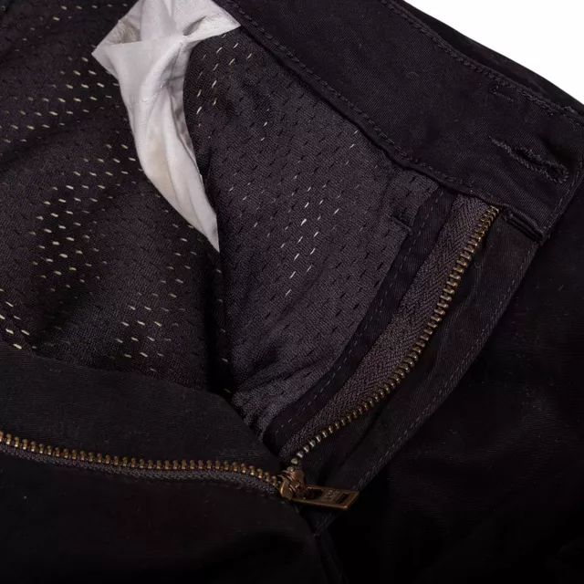 Női motoros farmernadrág W-TEC Komehana - fekete