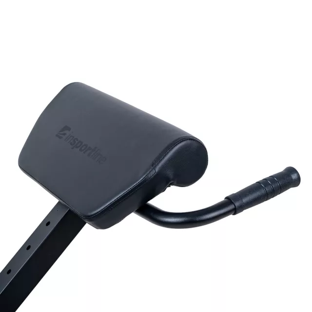 Hiperextenziós pad inSPORTline ON-X RC 20, összehajtható, acélszerkezet, tartós kivitel, puha háttámla, kényelmes habszivacs görgők