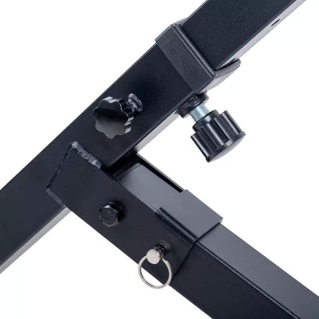 Hiperextenziós pad inSPORTline ON-X RC 20, összehajtható, acélszerkezet, tartós kivitel, puha háttámla, kényelmes habszivacs görgők