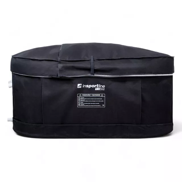 Hordozható edzőkád inSPORTline FrostPeace hőszabályozóval és gőzölőrendszerrel, ózon fertőtlenítés, jég és melegfürdő, alkalmazáshoz való csatlakozás