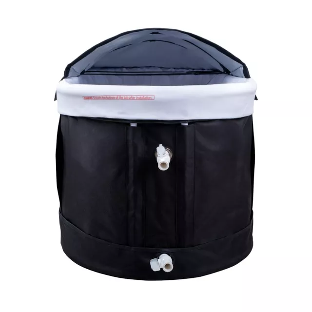 Hordozható edzőkád inSPORTline FrostPeace hőszabályozóval és gőzölőrendszerrel, ózon fertőtlenítés, jég és melegfürdő, alkalmazáshoz való csatlakozás