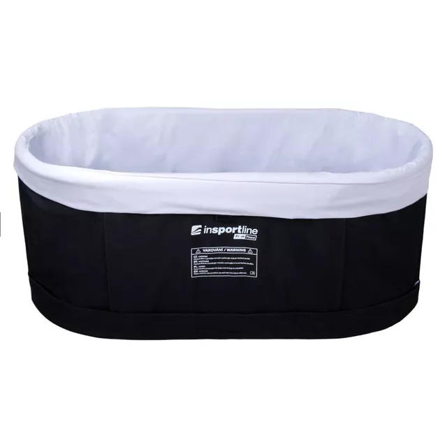 Hordozható edzőkád inSPORTline FrostPeace hőszabályozóval és gőzölőrendszerrel, ózon fertőtlenítés, jég és melegfürdő, alkalmazáshoz való csatlakozás