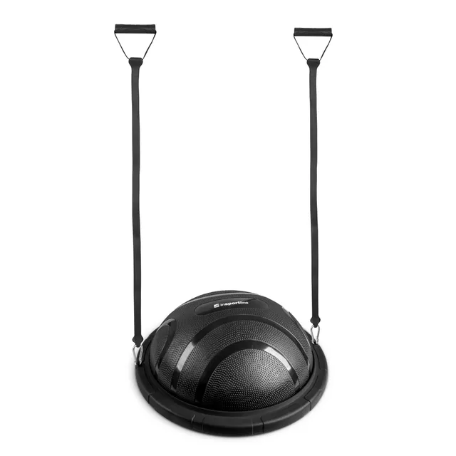 Koordinációs félgömb inSPORTline Dome Edge gumis expanderrel 100 cm / 4,6 kg