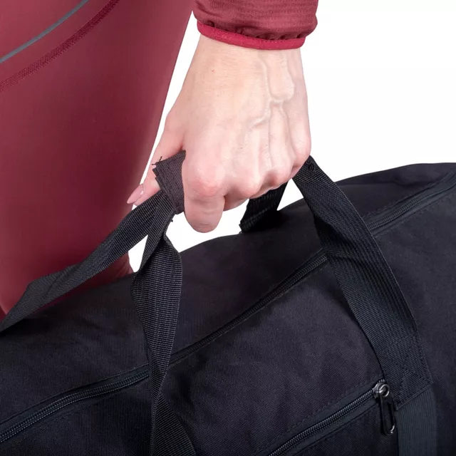 Sport táska inSPORTline Favorio, cipőrekesz, zsebek, vállpánt, pántok a tornaszőnyeg rögzítéséhez, 490 g, 20 l