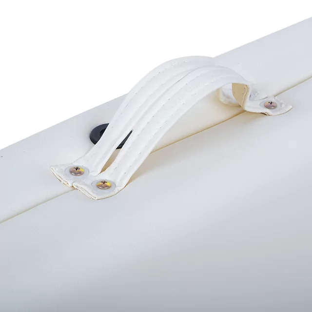 Masszázságy inSPORTline Morrani 186x60x62,5-85,5 cm 2 részes alumínium, olaj- és vízálló műbőr, állítható fejtámla, levehető kartámaszok - fekete