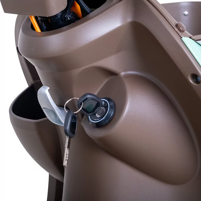 Négykerekű elektromos moped W-TEC Lubica II, LCD kijelző, 3 sebességi mód, tempomat, biztonsági riasztó - szürke