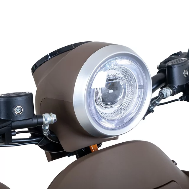 Négykerekű elektromos moped W-TEC Lubica II, LCD kijelző, 3 sebességi mód, tempomat, biztonsági riasztó - szürke