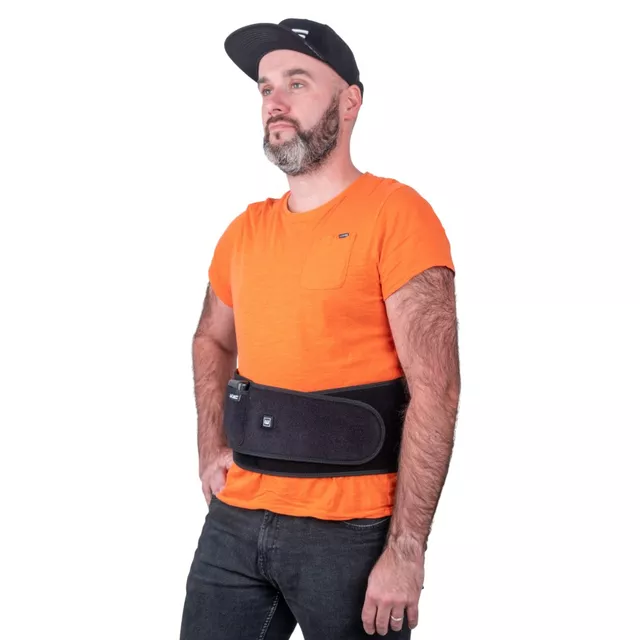 Fűthető deréköv W-TEC HEATbelt XL-4XL, 3 fűtési mód, egyenletes hőelosztás, kiváló hőszigetelő tulajdonságok, erős tépőzár