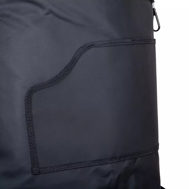 Hőálló grillsütő kötény inSPORTline Aphares 73 x 65 cm, műanyag csat, fémszemek, állítható pántok