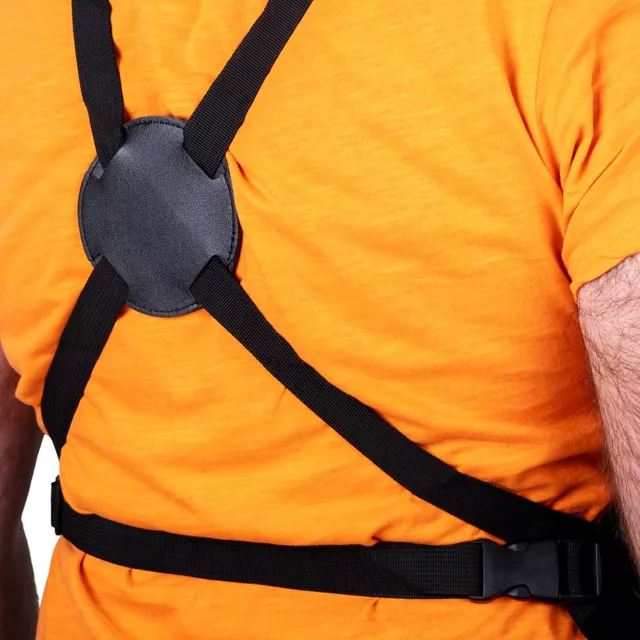 Hőálló grillsütő kötény inSPORTline Aphares 73 x 65 cm, műanyag csat, fémszemek, állítható pántok