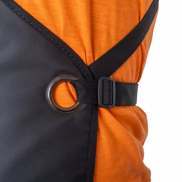 Hőálló grillsütő kötény inSPORTline Aphares 73 x 65 cm, műanyag csat, fémszemek, állítható pántok