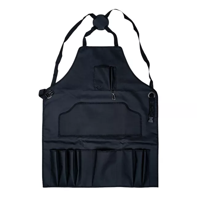 Hőálló grillsütő kötény inSPORTline Aphares 73 x 65 cm, műanyag csat, fémszemek, állítható pántok