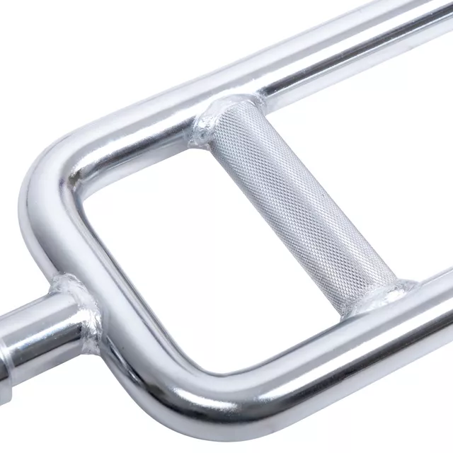 Tricepsz rúd szorítókkal inSPORTline Tridabar 88,5cm/30mm, krómozott acél, csúszásmentes fogantyú