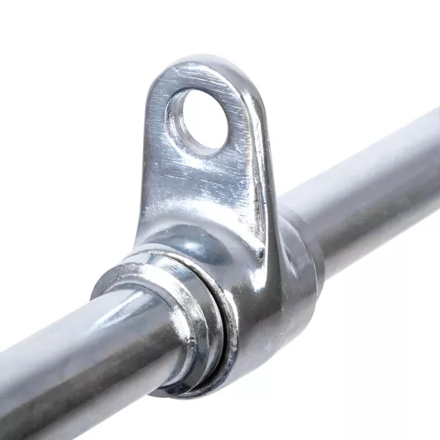 Egyenes tricepsz rúd inSPORTline Rubetrix 52 cm, csúszásgátló bevonat a fogantyúkon, forgatható középpont