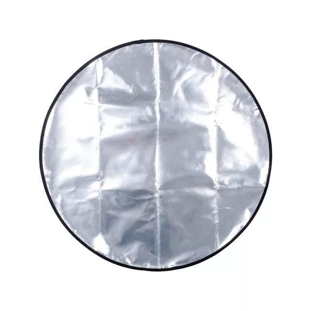 Tűzálló grill alátét inSPORTline Mopitfo 24", védi a felületet a hőtől, a hamutól és a zsírtól, kör alakú, kompakt méretek