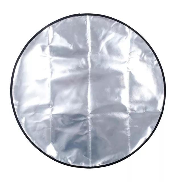 Tűzálló grill alátét inSPORTline Mopitfo 30", védi a felületet a hőtől, a hamutól és a zsírtól, kör alakú, kompakt méretek