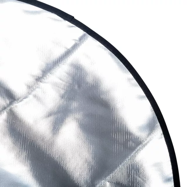 Tűzálló grill alátét inSPORTline Mopitfo 30", védi a felületet a hőtől, a hamutól és a zsírtól, kör alakú, kompakt méretek