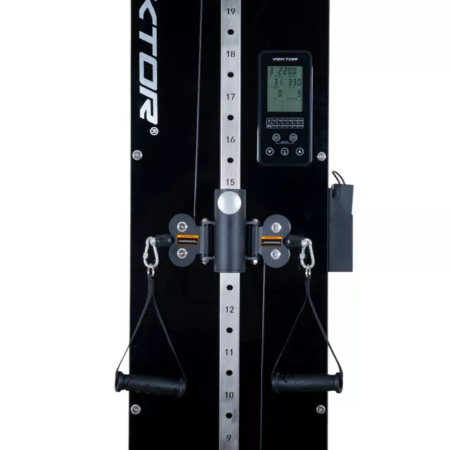 Edzőkeret inSPORTline Vektor alapzattal, kijelző, vákuum ellenállás rendszer, kesztyű, számos edzésvariáció