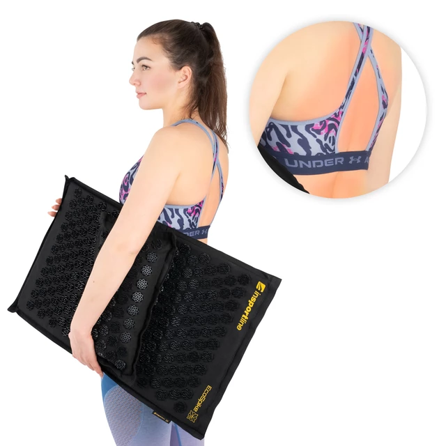 Masszázs szett inSPORTline EcoSpike - fekete-arany