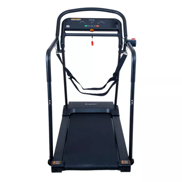 Futó- és sétálópad inSPORTline Avolin, masszív keret, biztonsági hevederek, pulzusszám monitorozása, szállítógörgők, fokozatmentes állítható sebesség